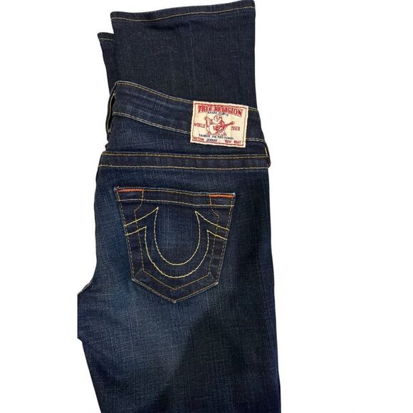 True Religion Jeans Sz. 26 Blue World Tour Johnny Jeans Straight Leg - Picture 8 of 9